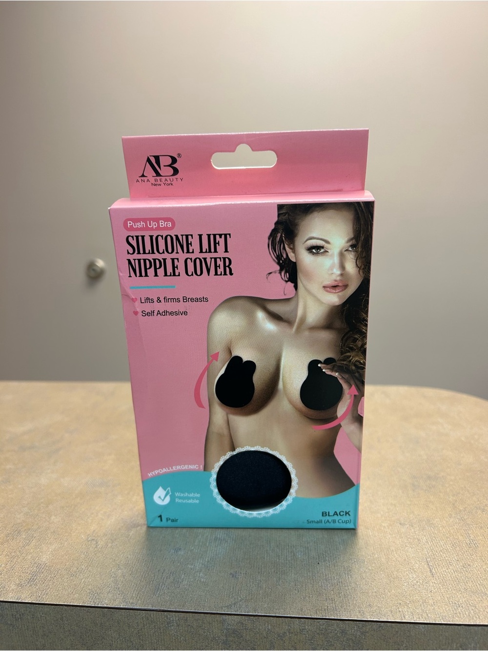 ANA Beauty Silicone Lift Nipple Covers - Black